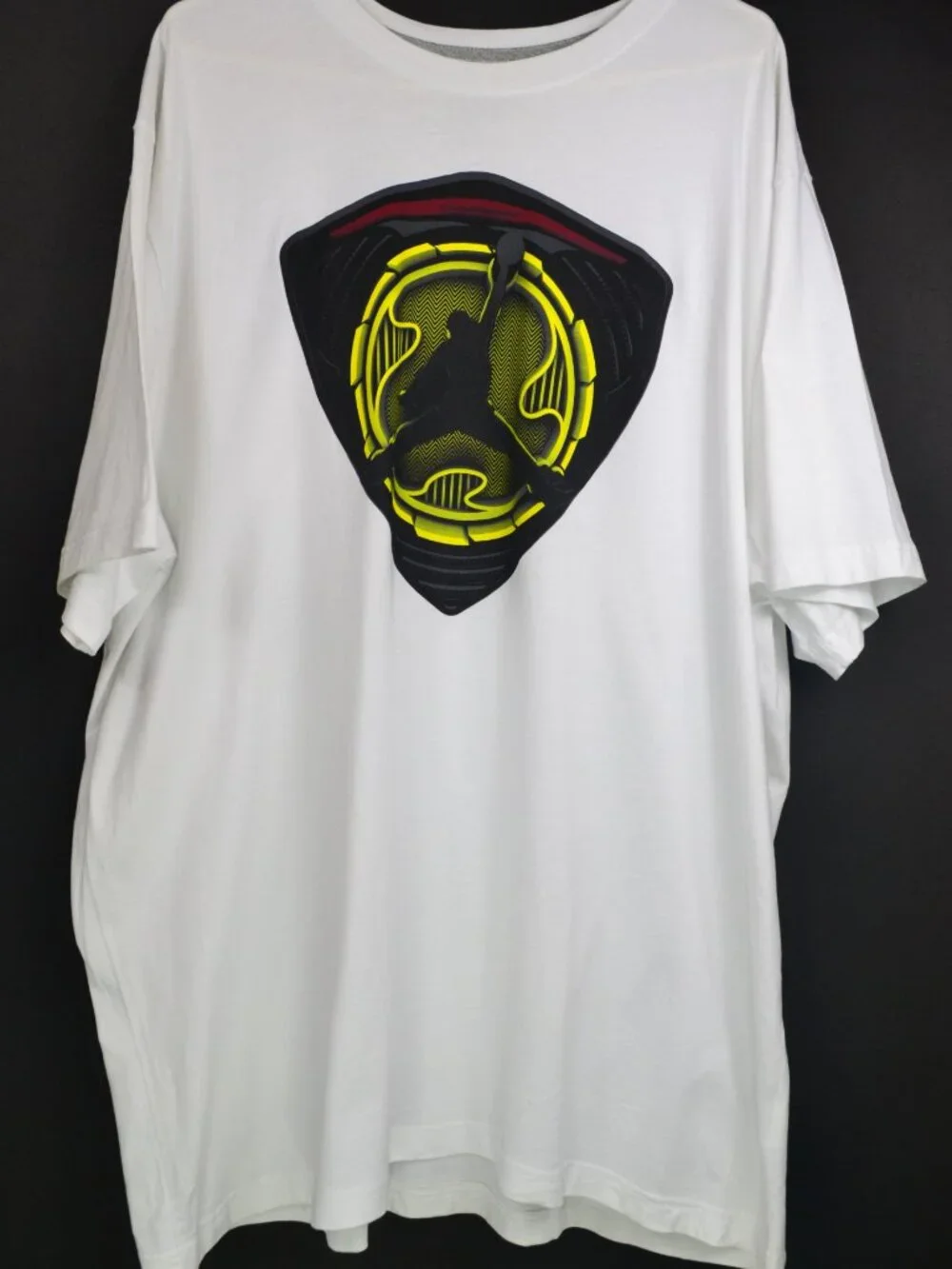Jordan Men's Size 3XL Retro 14 Thunder Graphic Short Sleeve T-Shirt